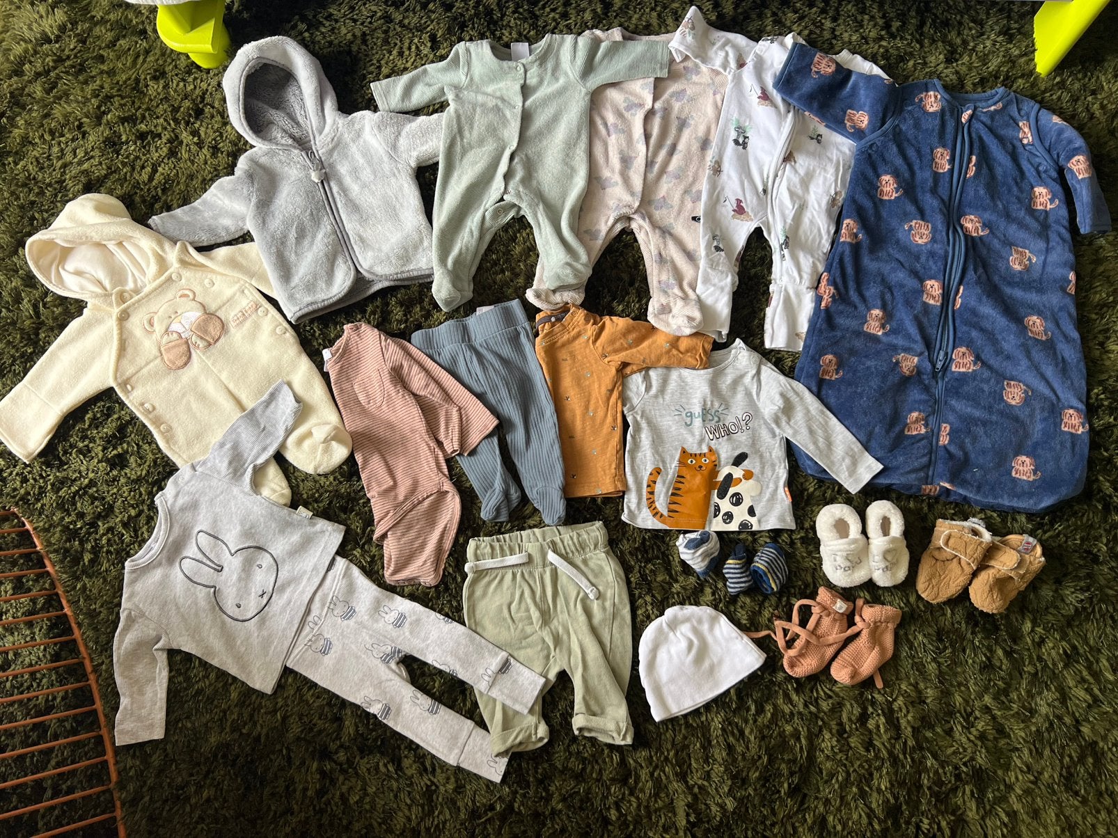 Newborn pakket babykleding (jongen / uniseks), Ophalen of Verzenden, Zo goed als nieuw, Maat 56