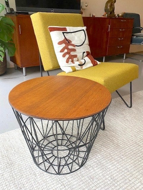 Ferm Living draadmand groot, Ophalen, Gebruikt, Zwart, Metaal