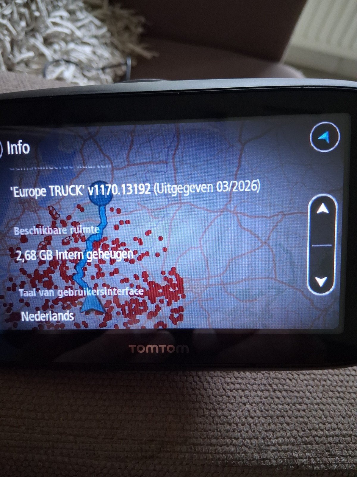 TomTom Webfleet Solutions Truck Navigatie met Europa Kaarten, Auto diversen, Verzenden, Zo goed als nieuw