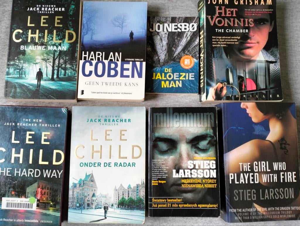 Diverse boeken: thrillers, romans, woordenboeken, Boeken, Ophalen, Gelezen, Breien en Haken, Diverse auteurs