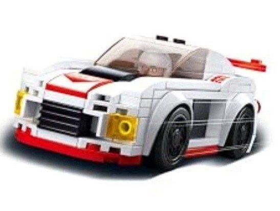 Sluban Car Club Racing Car M38-B0633C met figuur, Ophalen of Verzenden, Zo goed als nieuw, Overige merken