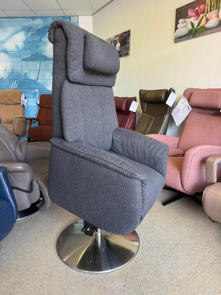 Prominent Göteborg sta op stoel relax fauteuil, Ophalen of Verzenden, Zo goed als nieuw, Stof, Gratis bezorging regio Utrecht met garantie
