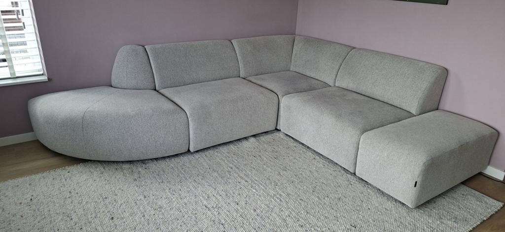 HK Living bank Jax, zgan, grey, 1,5 jaar, €2800, Huis en Inrichting, Banken | Complete zithoeken, Ophalen, Zo goed als nieuw
