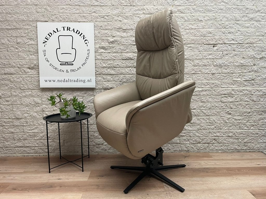 Himolla sta op stoel relax fauteuil draaibaar stoel ACCU, N, N, Minder dan 75 cm, Leer