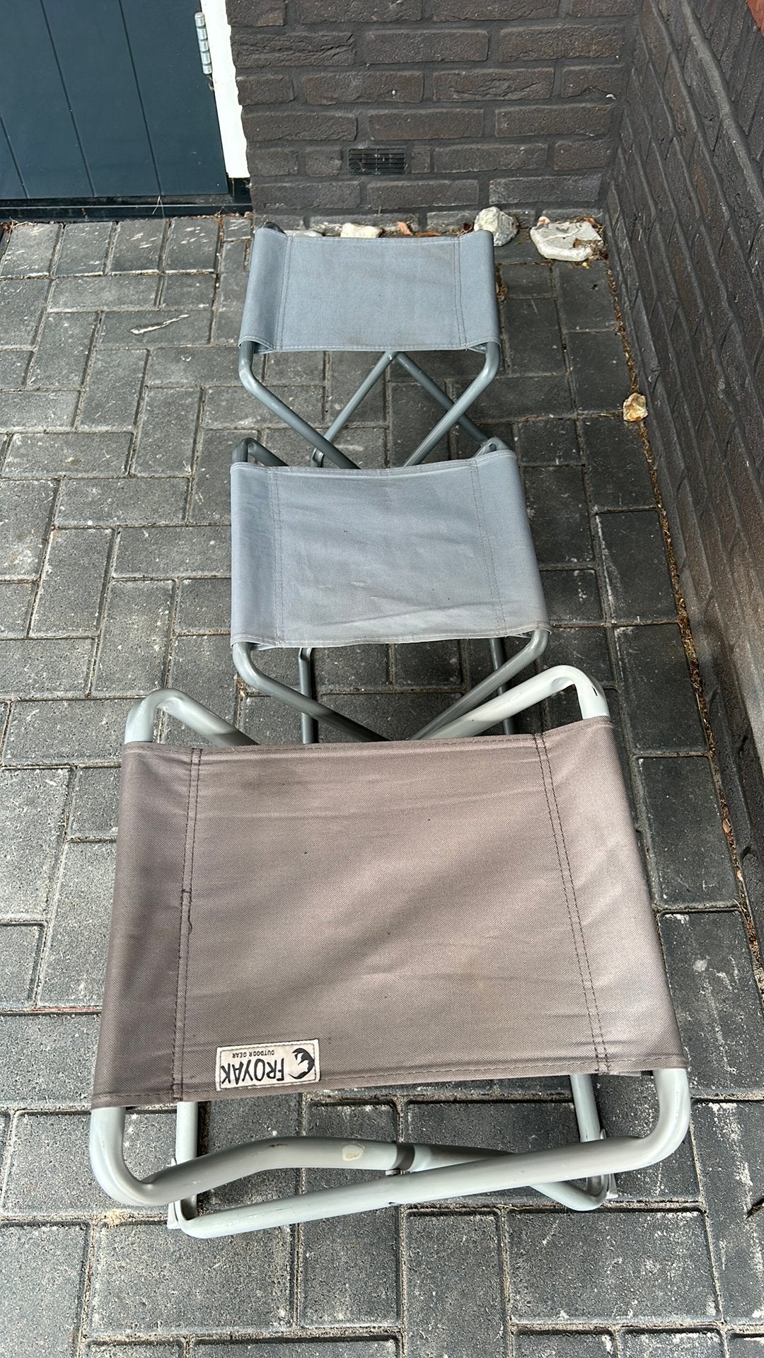 Klapstoeltjes, Ophalen, Zo goed als nieuw, Campingstoel