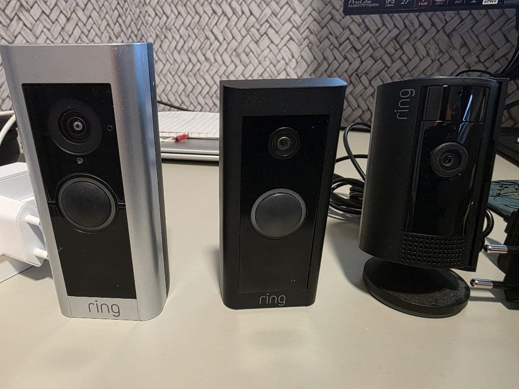 Ring deurbel doorbell, Ophalen of Verzenden, Bewegingsdetectiesensor, Gebruikt, Draadloos