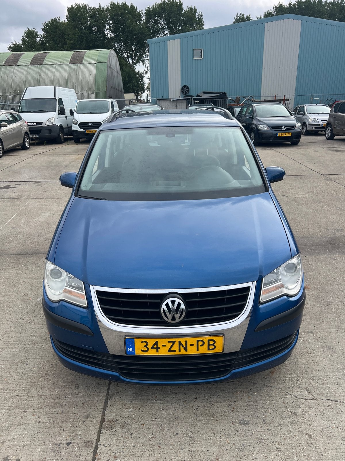 Volkswagen Touran 1.4 TSI 103KW DSG 2008 Blauw, 4 cilinders, Blauw, Origineel Nederlands, Bedrijf