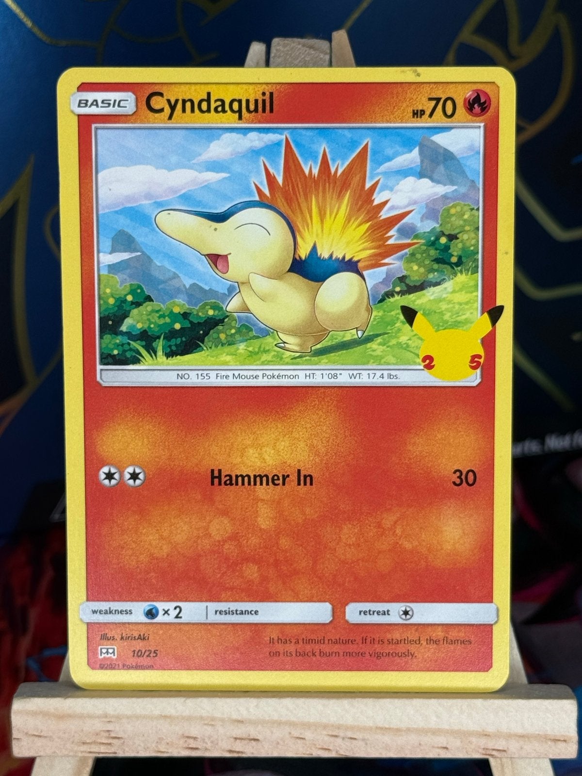 Cyndaquil #10 | Pokemon McDonalds 2021, Ophalen of Verzenden, Zo goed als nieuw, Losse kaart
