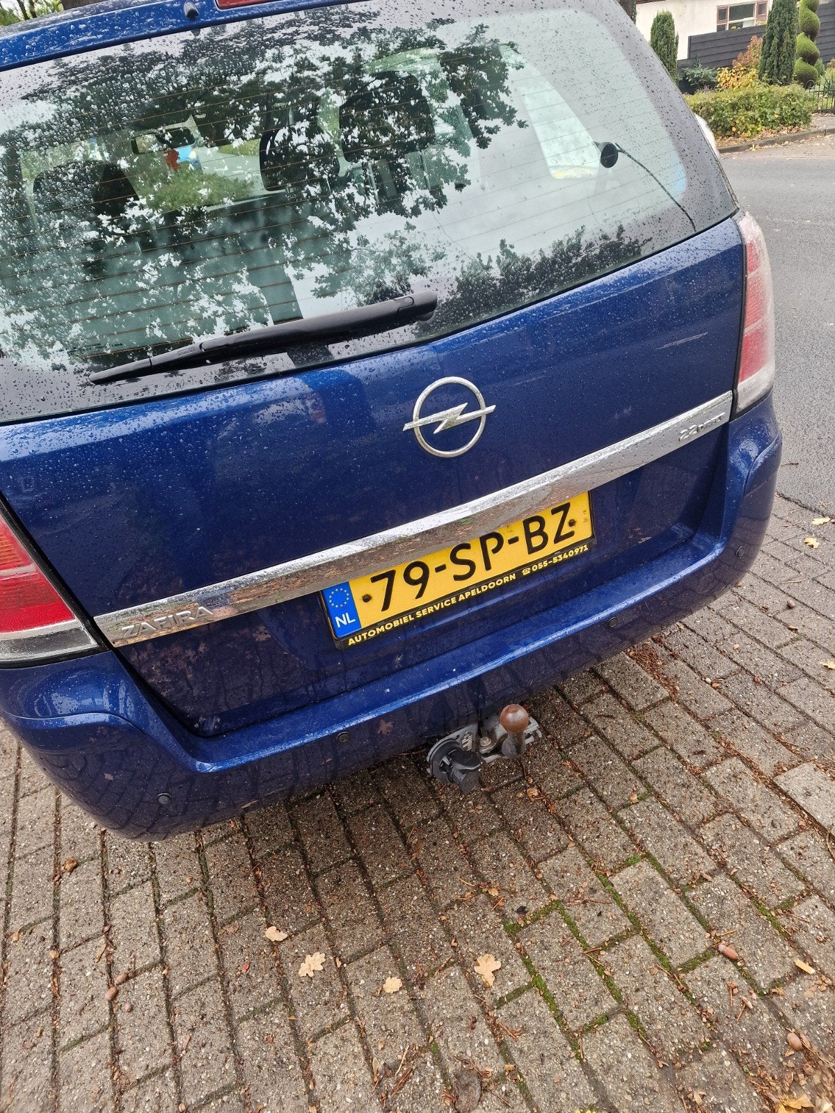 Opel Zafira 2.2 2006 Blauw met nieuwe apk, Auto's, Voorwielaandrijving, 4 cilinders, Blauw, 7 stoelen
