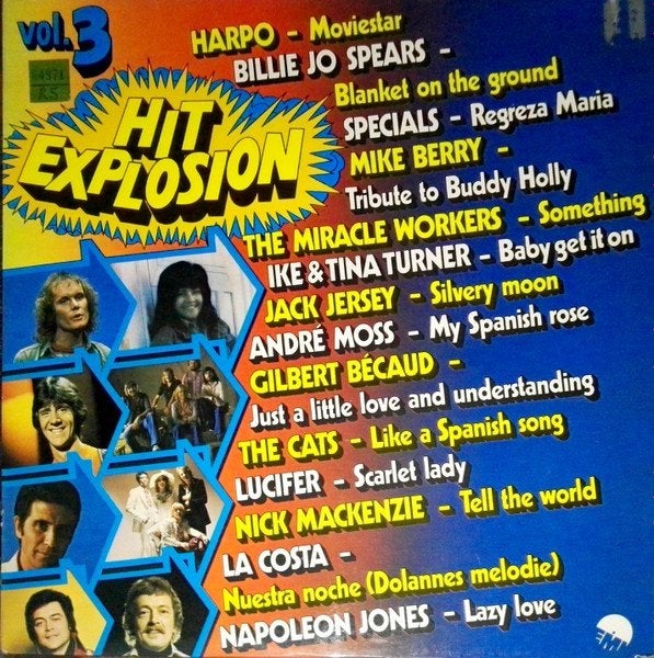 LP's Hit Explosion Vol. 3, 5 en 6, Cd's en Dvd's, Vinyl | Verzamelalbums, Ophalen of Verzenden, Gebruikt, 12 inch, Pop