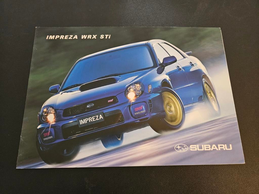 Brochure Subaru Impreza WRX STi, Ophalen of Verzenden, Zo goed als nieuw, Overige merken