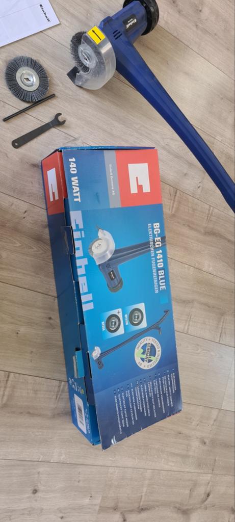 Einhell BG-EG 1410 BLUE Elektrische Onkruidborstel, Tuin en Terras, Hand-tuingereedschap, Ophalen of Verzenden, Zo goed als nieuw
