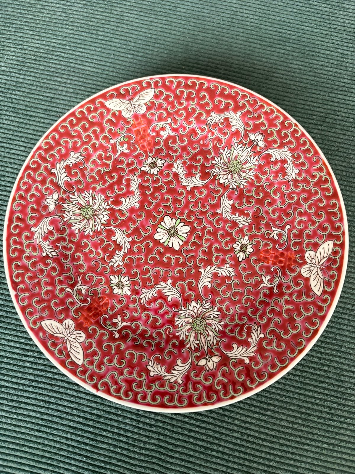 Set van 4 Chinese porseleinen borden met vlinders en bloemen, Antiek en Kunst, Ophalen