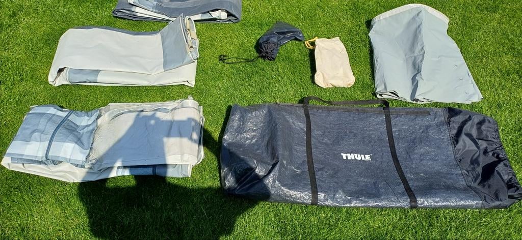 Thule luifeltent 320 zgan, eventueel met extra luifel, Ophalen, Zo goed als nieuw