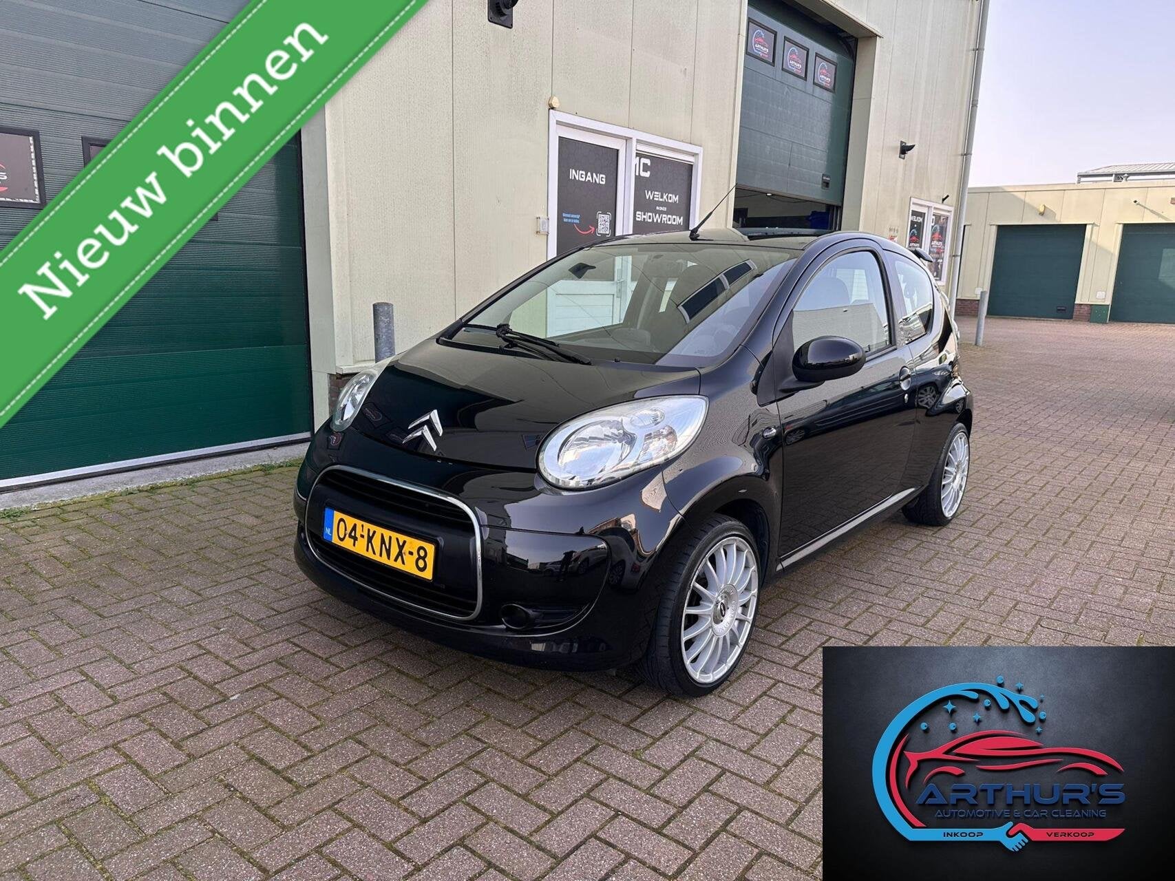 Citroen C1 1.0-12V Ambiance Airco/elk.ram., Auto's, Citroën, Voorwielaandrijving, Gebruikt, Zwart, 4 stoelen