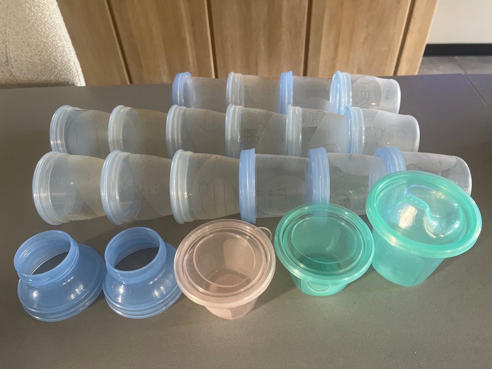 Philips Avent Bewaarbakjes voor Babyvoeding, Gebruikt, Bewaarbakje, BPA-vrij, Philips Avent