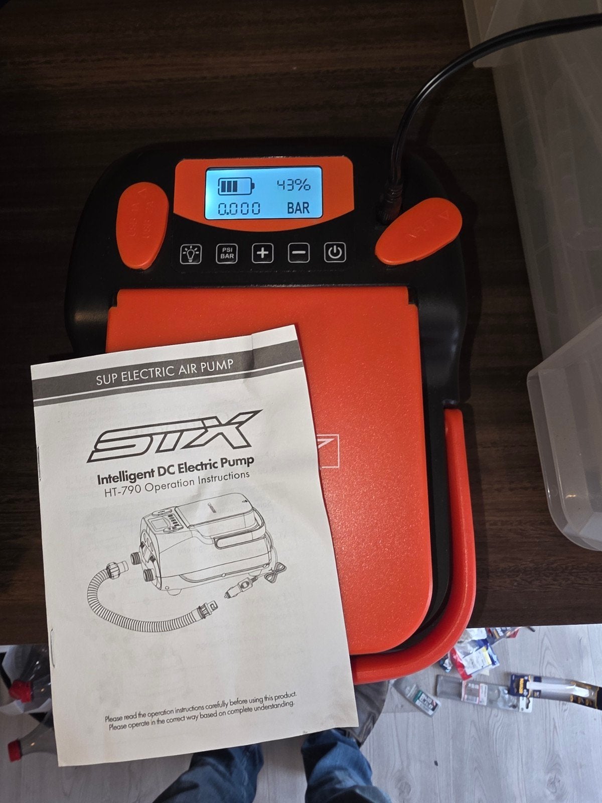 STX Intelligent DC Elektrische SUP Pomp HT-790, Watersport en Boten, Ophalen of Verzenden, Zo goed als nieuw