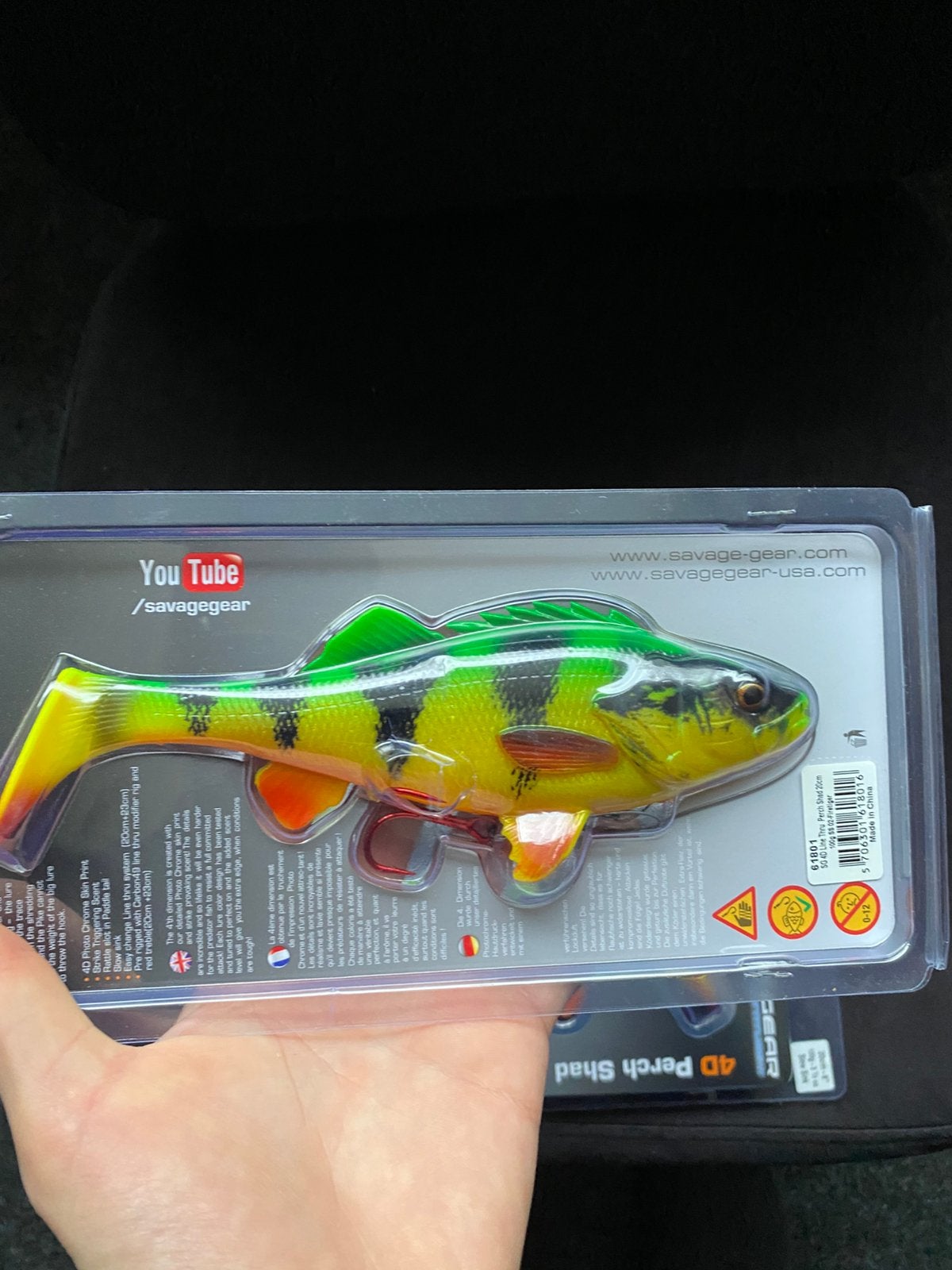 Savage Gear Line thru Perch 20cm 100gr Firetiger, D, Overige typen, Nieuw, Ophalen of Verzenden