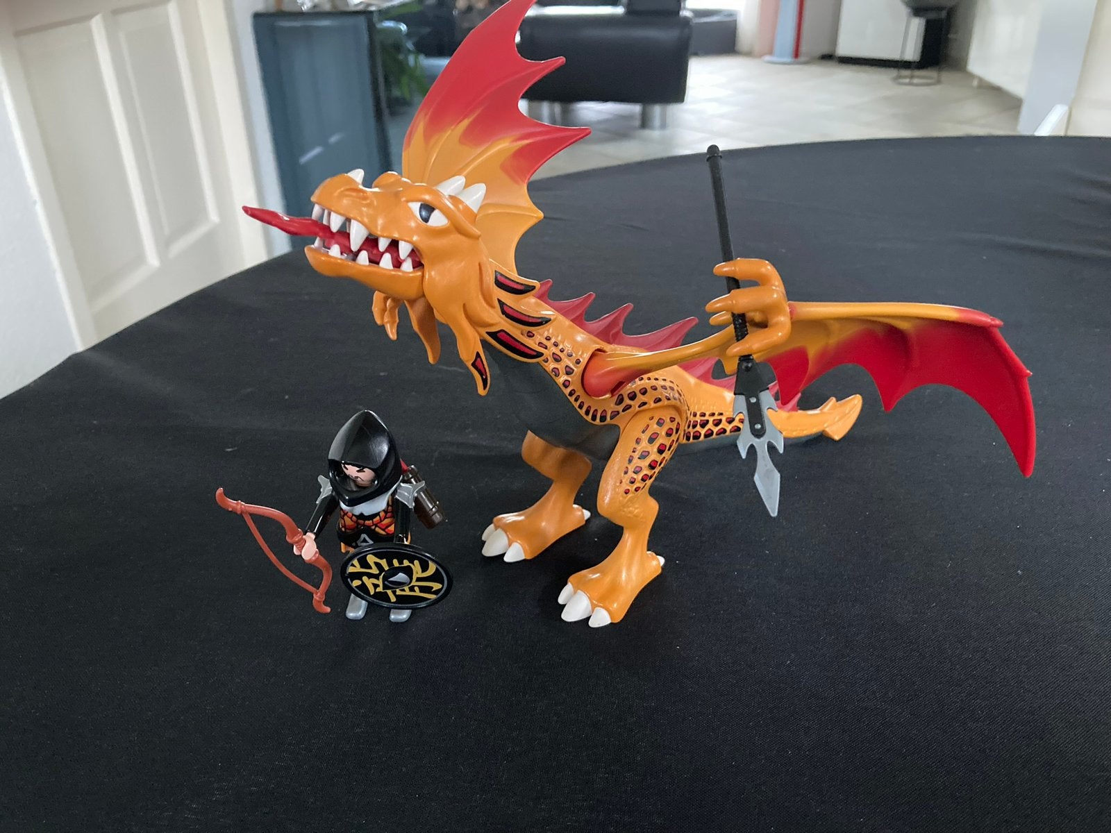 Playmobil gouden draak met soldaat 5483, Ophalen of Verzenden, Zo goed als nieuw
