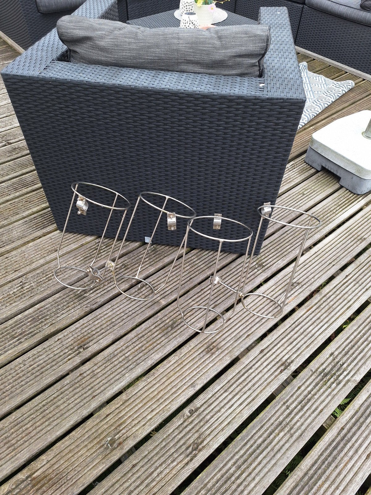 2 rvs venderhouders., Ophalen of Verzenden, Zo goed als nieuw