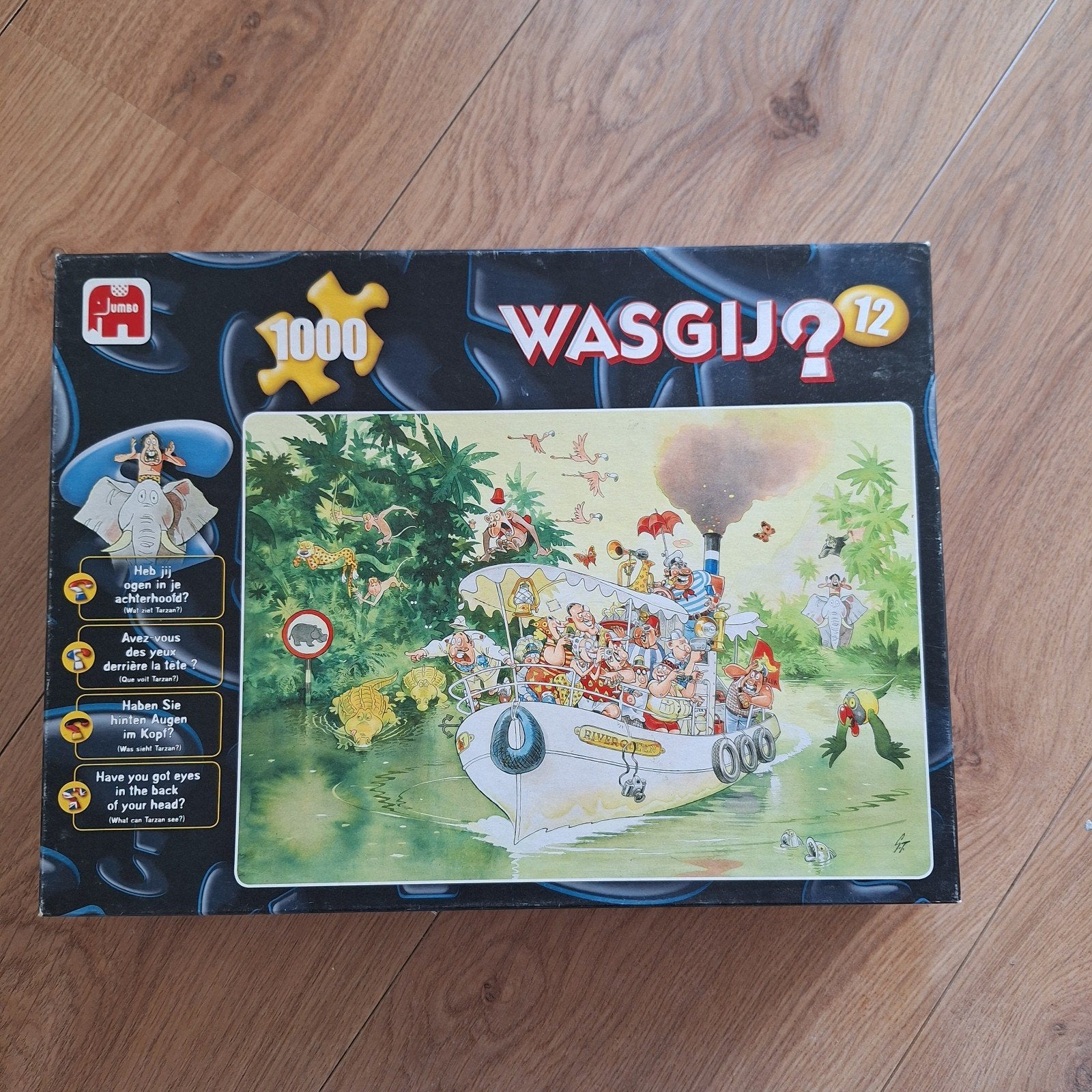 Wasgij? 12: Riverboat 1000 stukjes legpuzzel, Ophalen of Verzenden, 500 t/m 1500 stukjes, Gebruikt, Legpuzzel