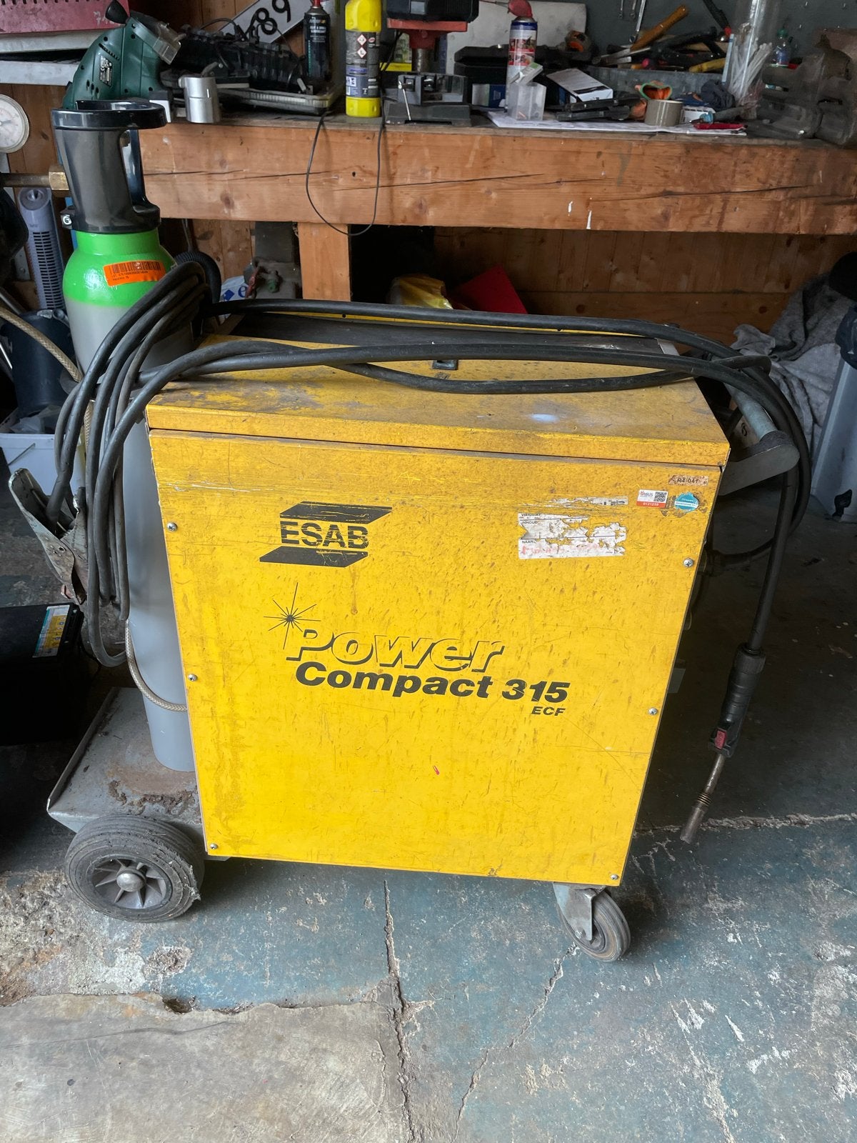 ESAB Power Compact 315 lasapparaat, Ophalen, Gebruikt, 250 ampère of meer, Overige typen