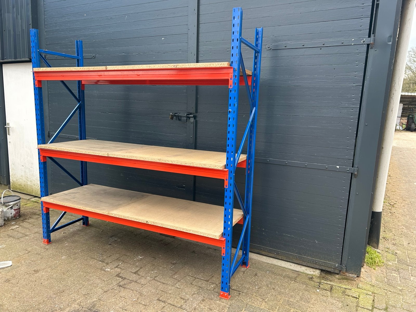 Nette grootvakstelling stelling stellingen 5.2 meter, Ophalen, IJzer