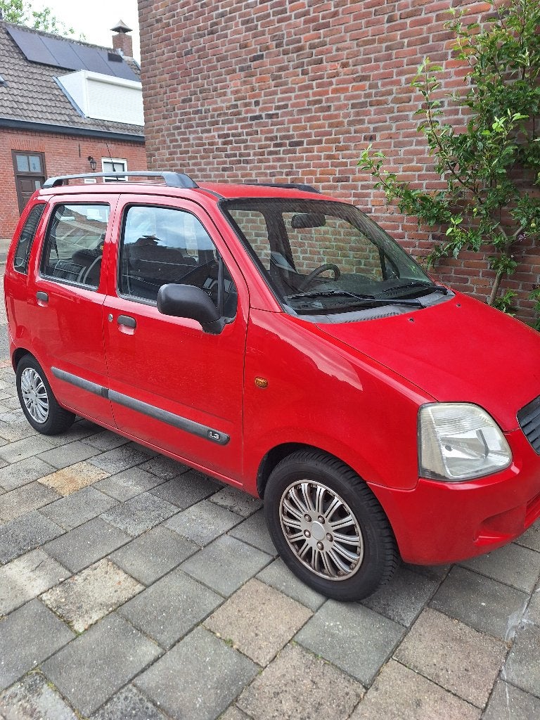 Suzuki Wagon R+ 1.3 2003 Rood, Auto's, Voorwielaandrijving, Stof, 40 €/maand, 4 cilinders