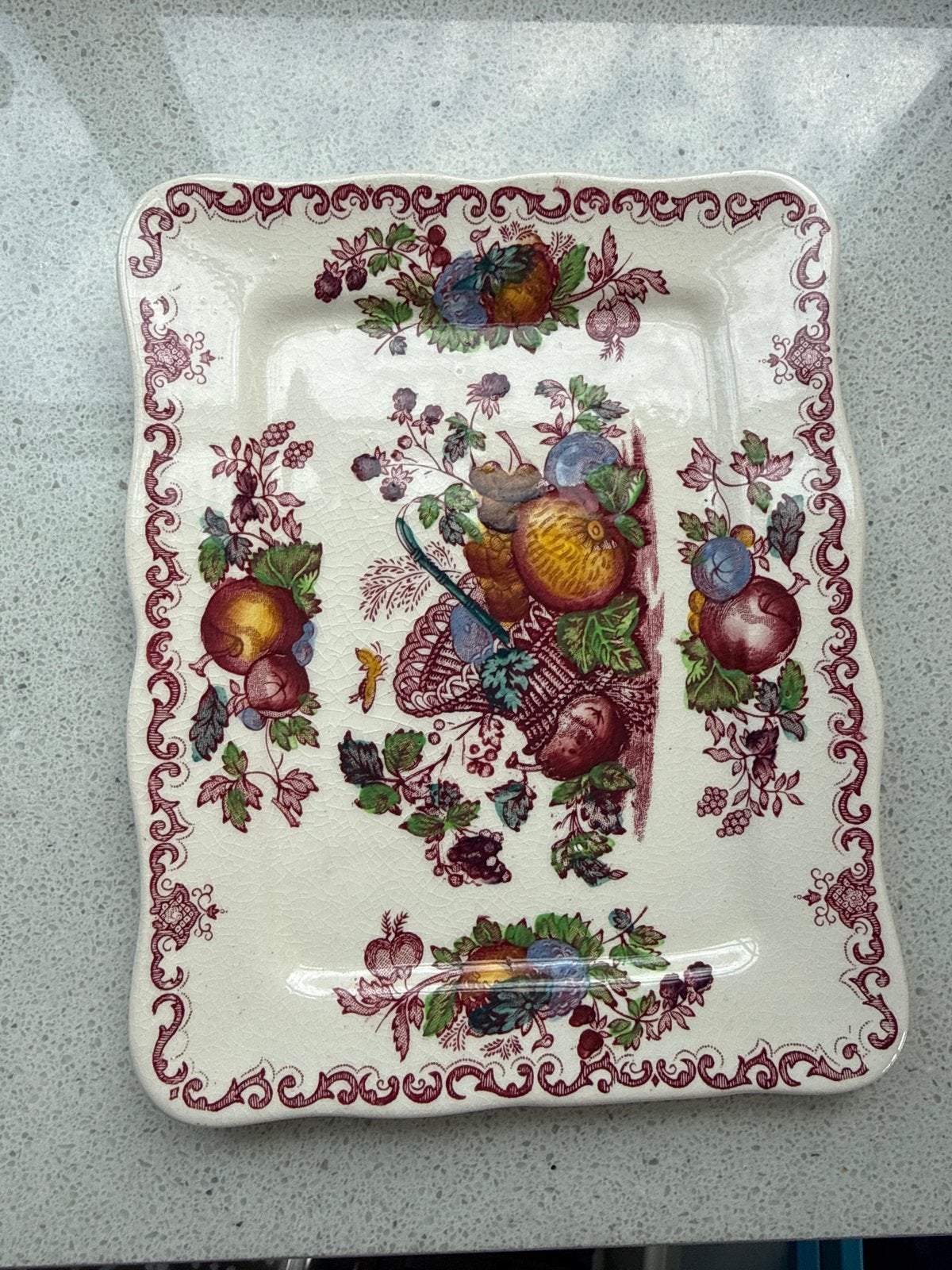 Mason's Ironstone Fruit Basket schaal 18x14cm, Antiek en Kunst, Ophalen