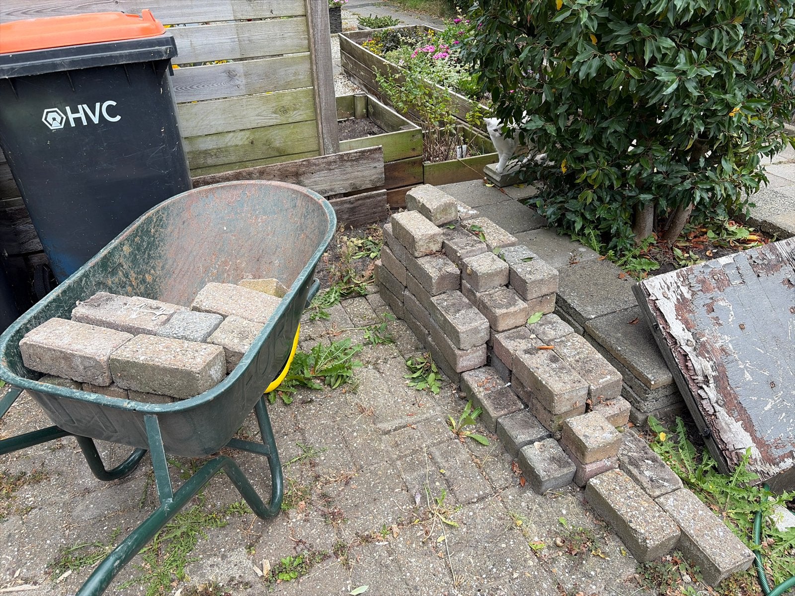 Gebruikte betonklinkers voor tuin of oprit, Ophalen, Overige materialen, Gebruikt, Overige typen