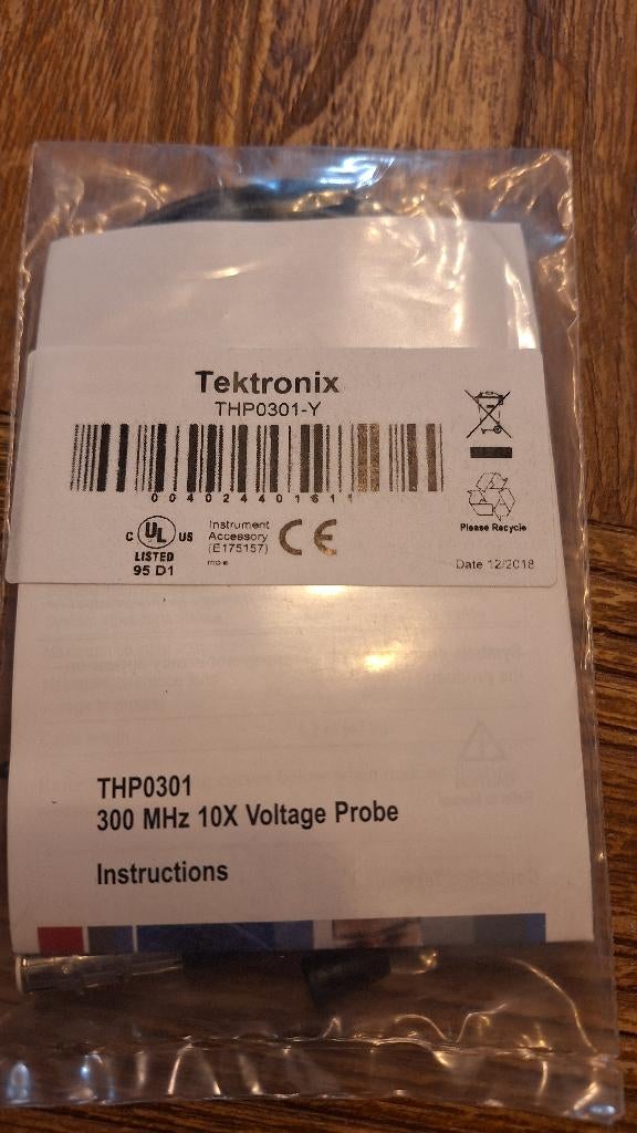 Tektronix THP0301-Y Voltage Probe Oscilloscope High Voltage, ., Nieuw, Ophalen of Verzenden, .