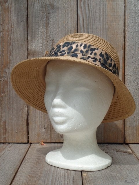 Elegante stro hoed van Faustmann in maat One size, Faustmann, Haven 49, Hoed, Geasluis@planet.nl