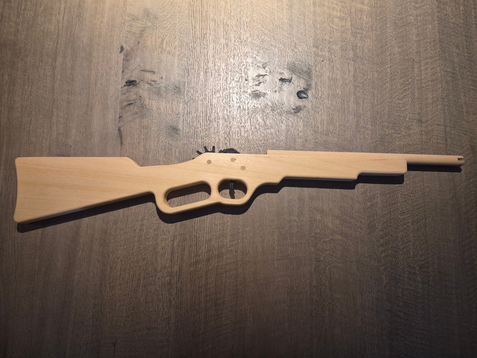 Houten speelgoedgeweer, Kinderen en Baby's, Ophalen of Verzenden, Zo goed als nieuw, Overige typen