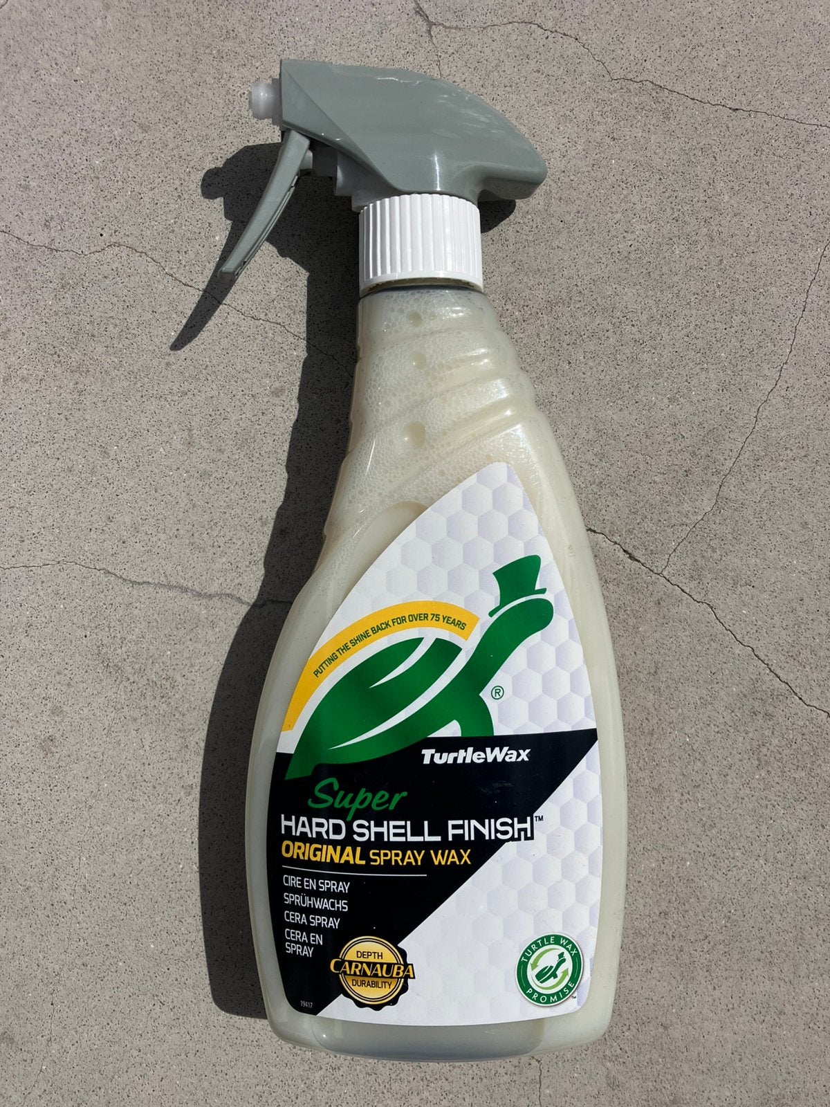Turtle Wax Super Hard Shell Finish Original Spray Wax, Auto diversen, Onderhoudsmiddelen, Ophalen of Verzenden