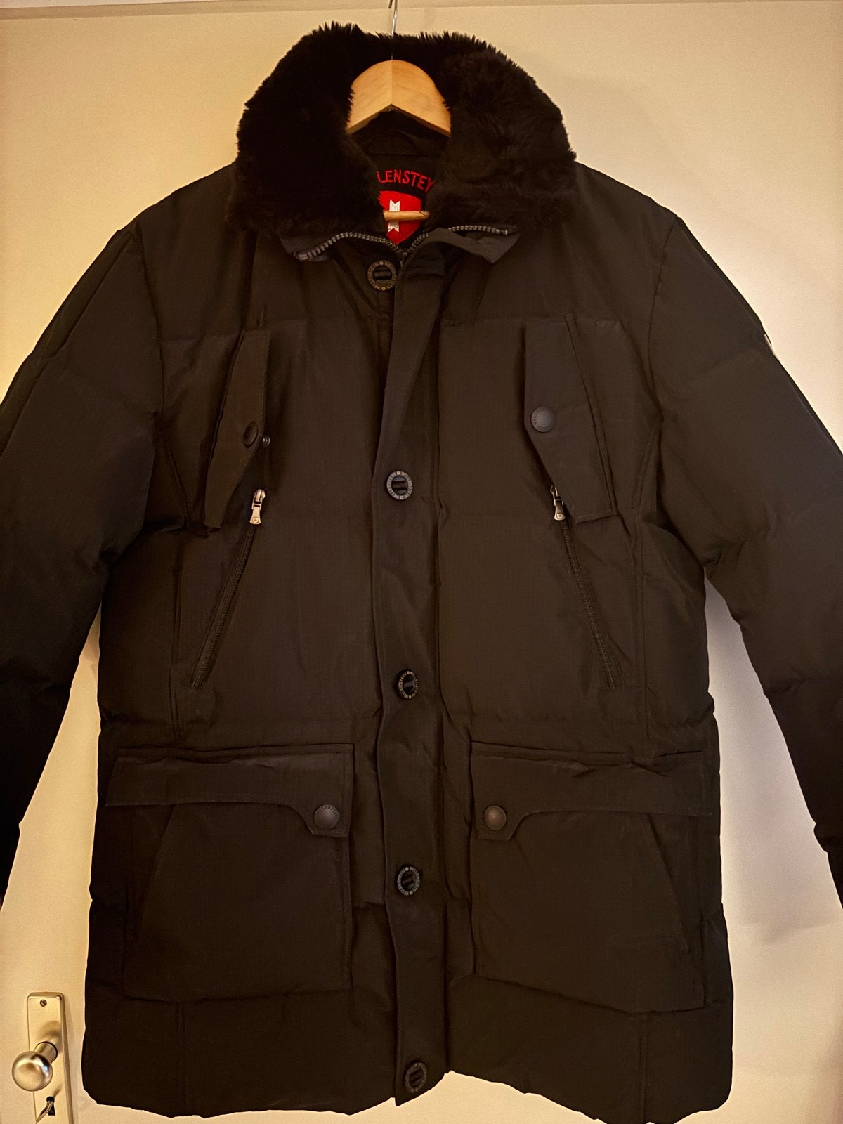 Wellenseteyn Centurion Winterjas Zwart, Ophalen of Verzenden, Zo goed als nieuw, Maat 52/54 (L), Zwart