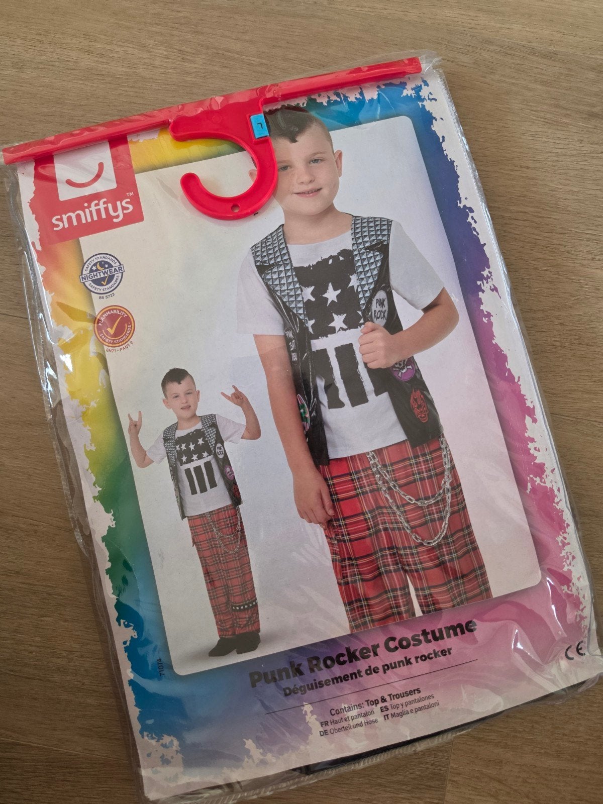nieuw punk rocker outfit maat 10-12 jaar, Ophalen of Verzenden, Nieuw, 146 t/m 152, Jongen of Meisje