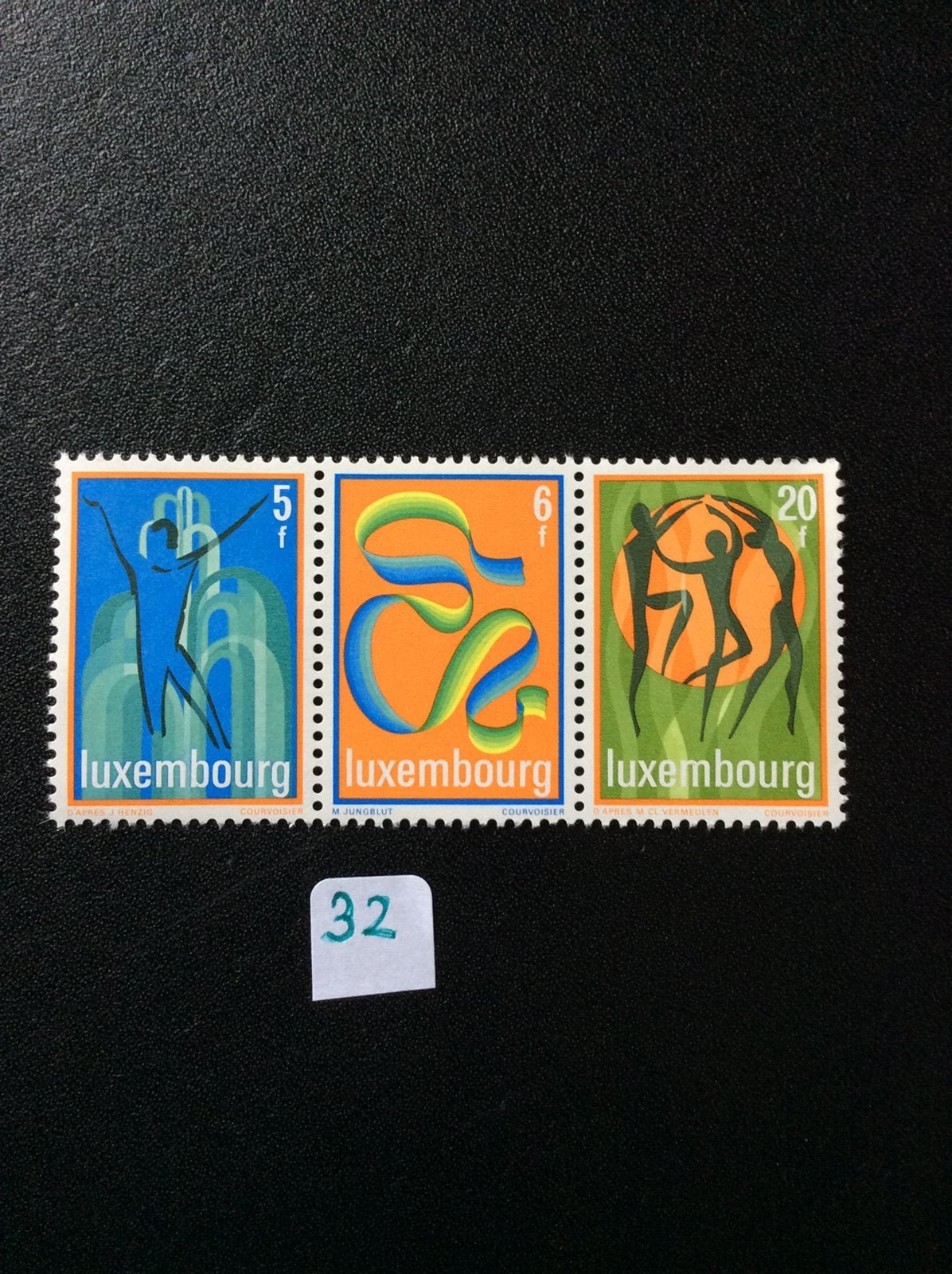 Luxemburg postzegels 1978 pfr Mi 964/66, Ophalen of Verzenden, Luxemburg, Postfris