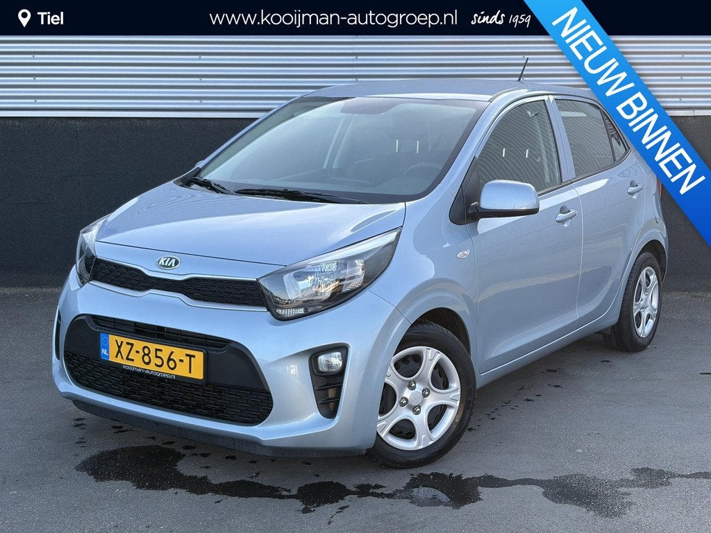 Kia Picanto 1.0 CVVT EconomyPlusLine Airco, Bluetooth, Nieuw, Voorwielaandrijving, Stof, Gebruikt, Euro 6