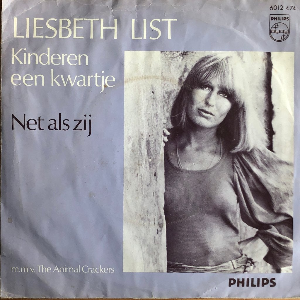 1974	Liesbeth List	          Kinderen Een Kwartje, Cd's en Dvd's, Vinyl Singles, Fotohoes, 7 inch, Ophalen of Verzenden, Zo goed als nieuw