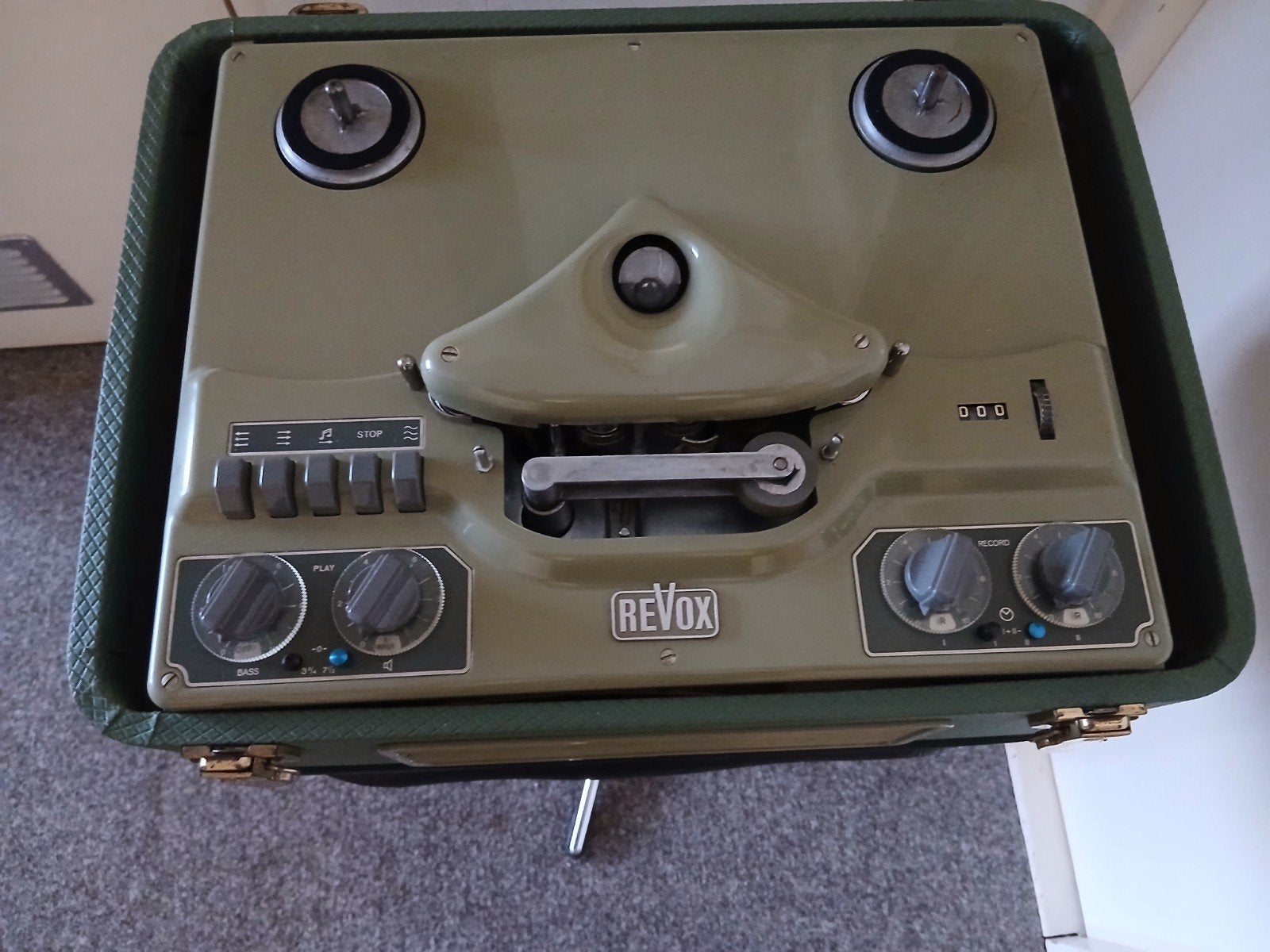 revox D36, Ophalen, Bandrecorder