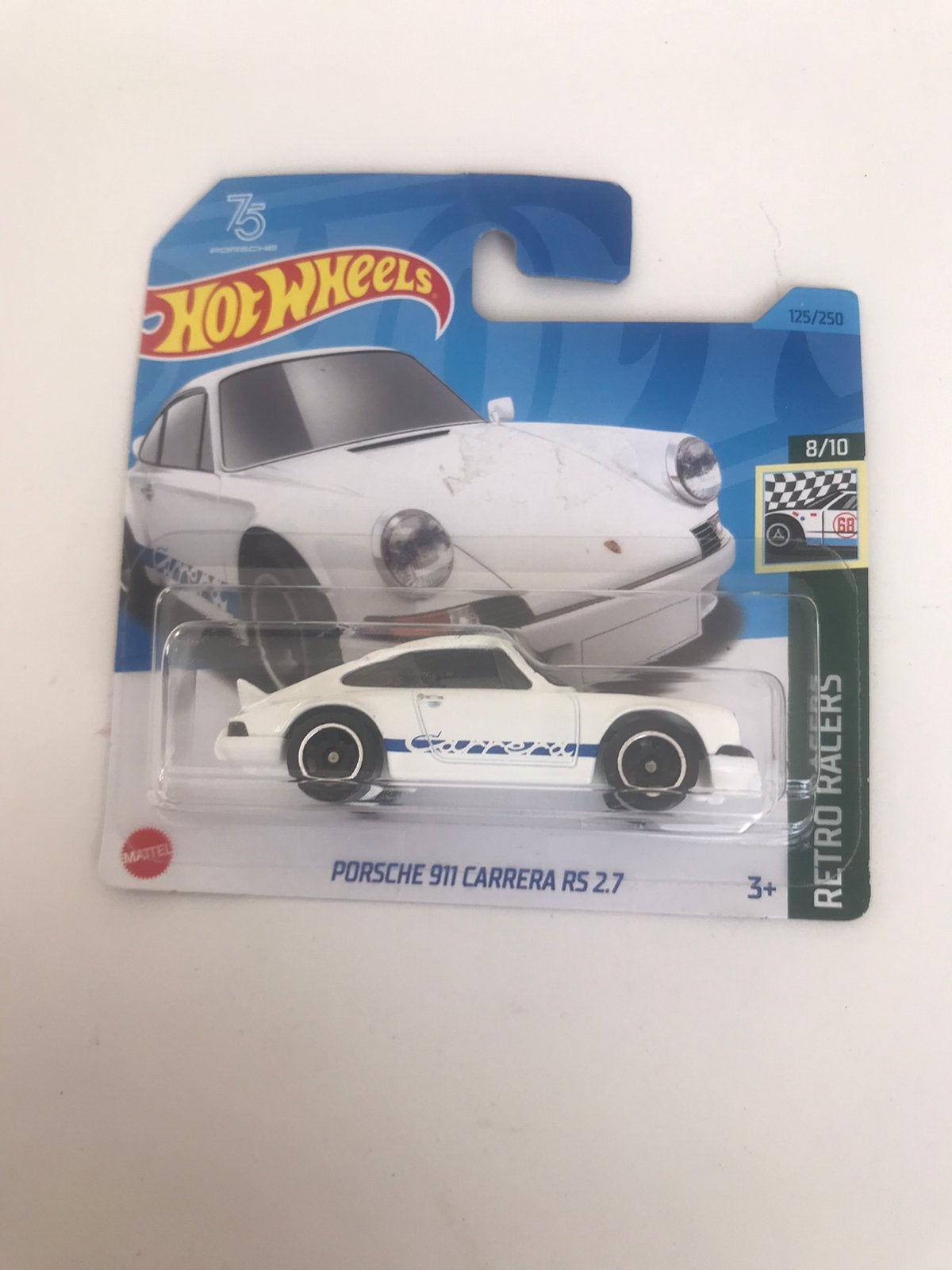 Hotwheels Porsche 911 Carrera RS 2.7 nieuw in verpakking, Ophalen, Nieuw