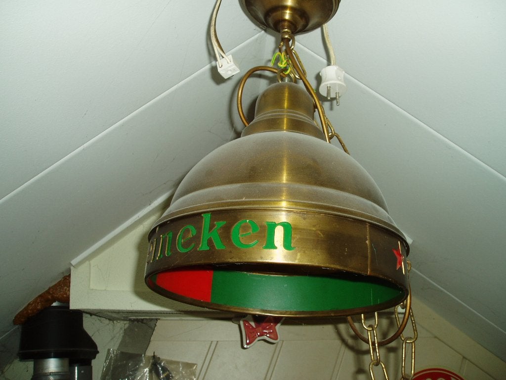 Te koop gevraag deze lamp van heineken, Ophalen, Gebruikt, Lichtbak of (neon) lamp