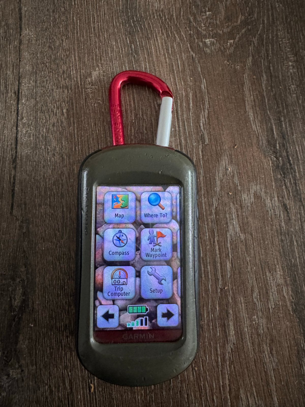 Garmin Oregon 550t GPS met accessoires, Ophalen of Verzenden, Gebruikt