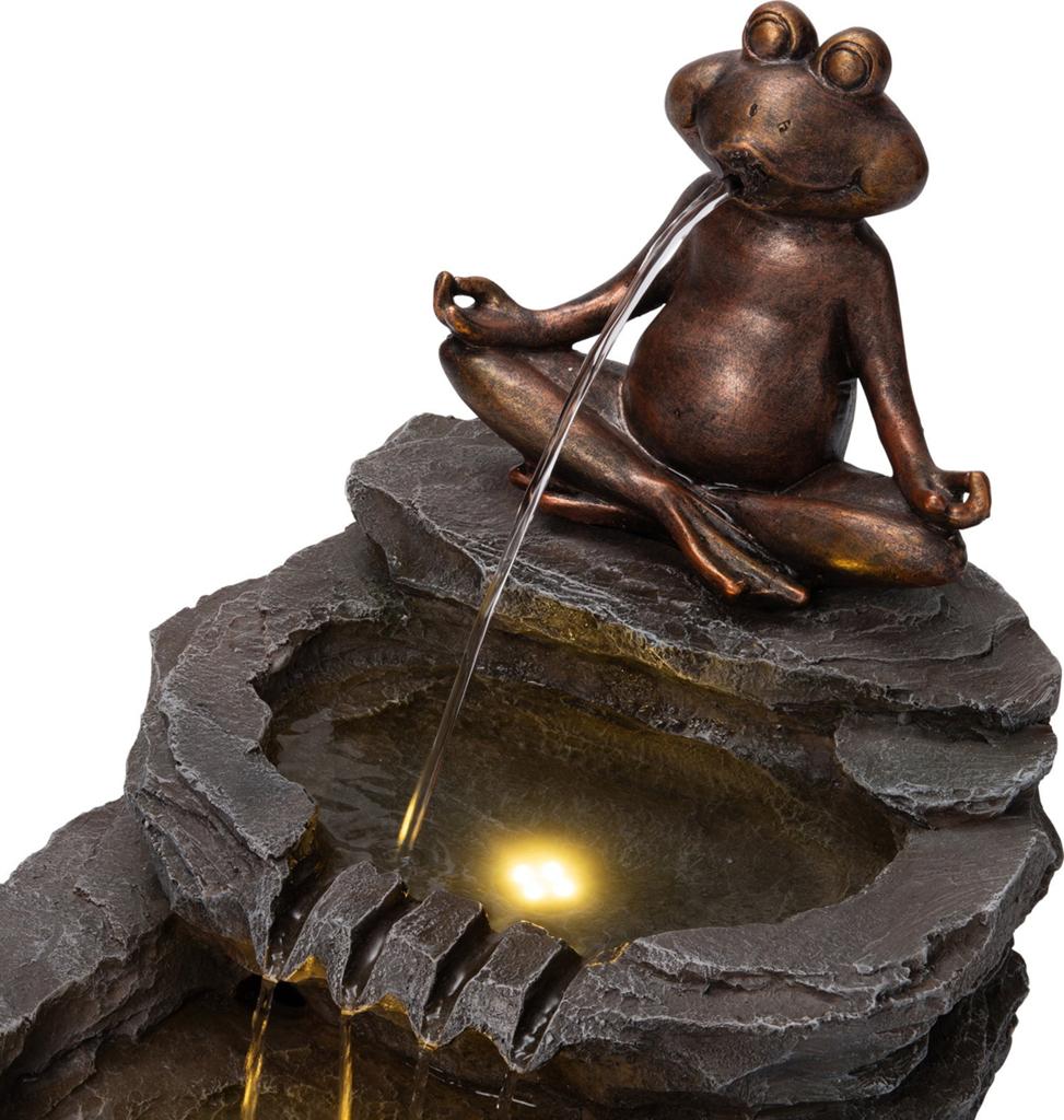 Intratuin Waterornament Kikker Zen, Ophalen, Zo goed als nieuw