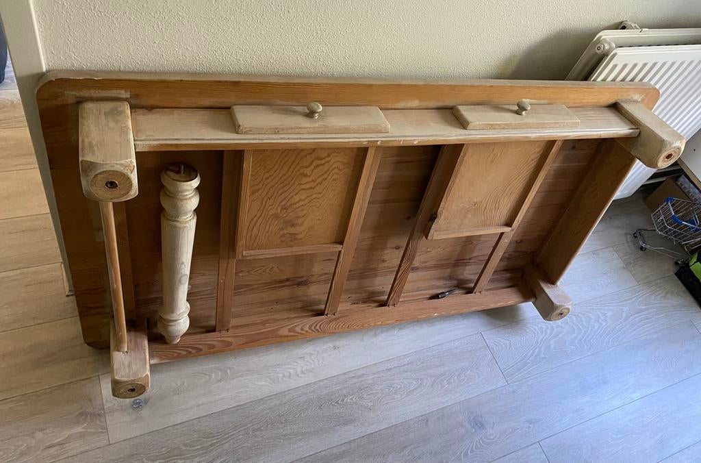 Gratis, Grenen, boeren eettafel, Ophalen, Gebruikt, Grenenhout, 75 cm of meer