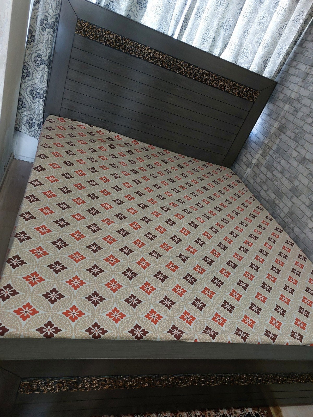 King bed, Ophalen, Gebruikt, 180 cm, 200 cm