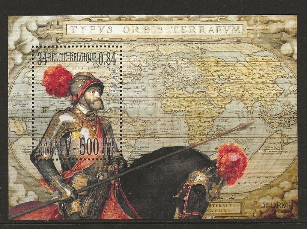 Belgie Vel Karel V no Mi 76, postfris, Postzegels en Munten, Ophalen of Verzenden, Postfris