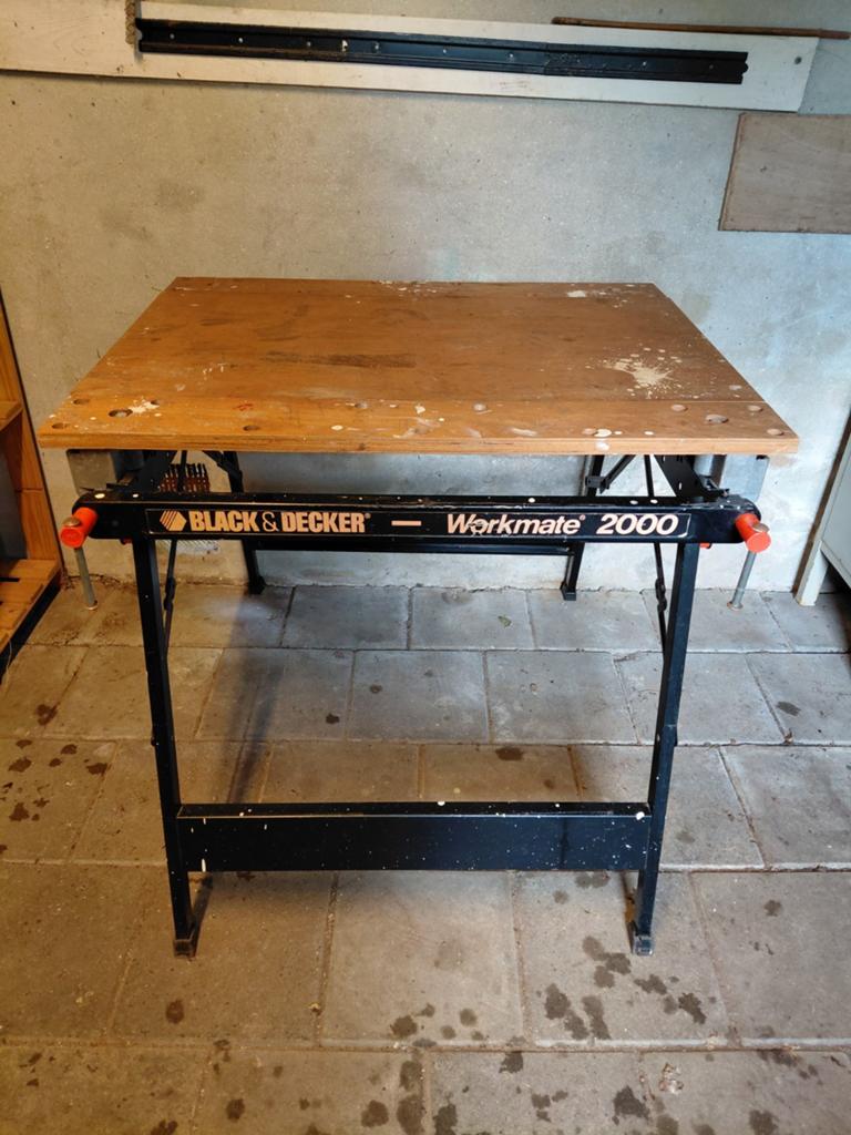 Werkbank Black en Decker professional workmate 2000, Doe-het-zelf en Verbouw, Werkbanken, Ophalen, Gebruikt, Inklapbaar