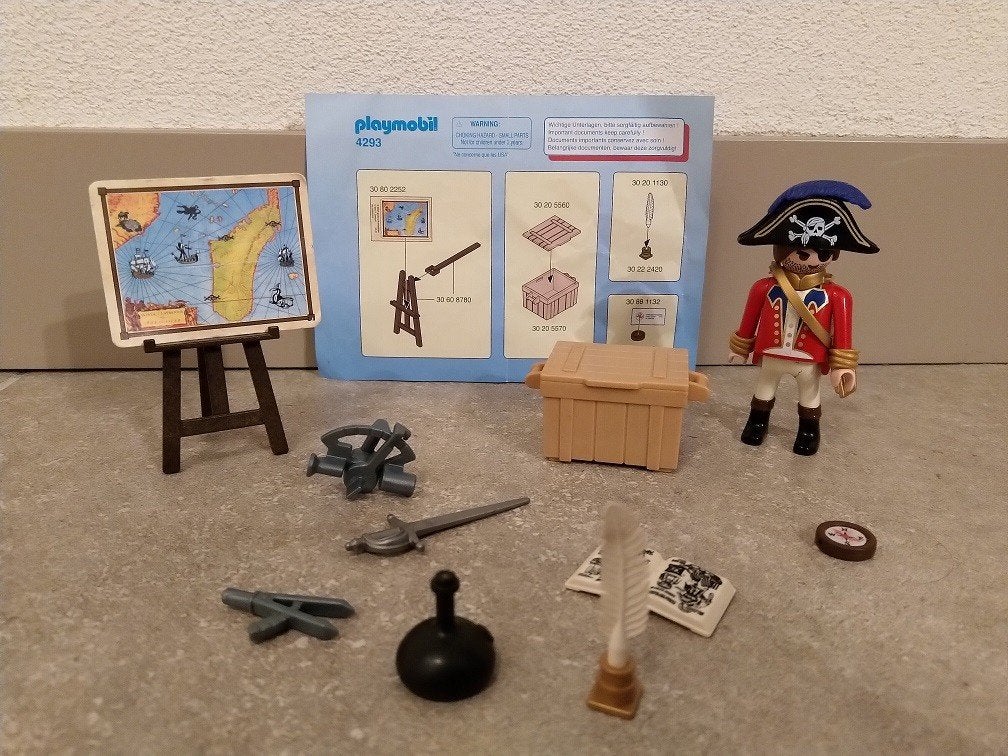 Playmobil Piratenkapitein 4293, Pirates, Gebruikt, Complete set, Ophalen of Verzenden