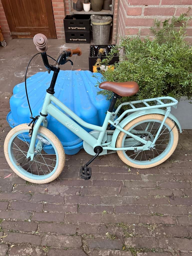 Kinderfiets, opknapper, Fietsen en Brommers, Fietsen | Kinderfietsjes, Ophalen, Gebruikt, Trommelrem, Minder dan 16 inch
